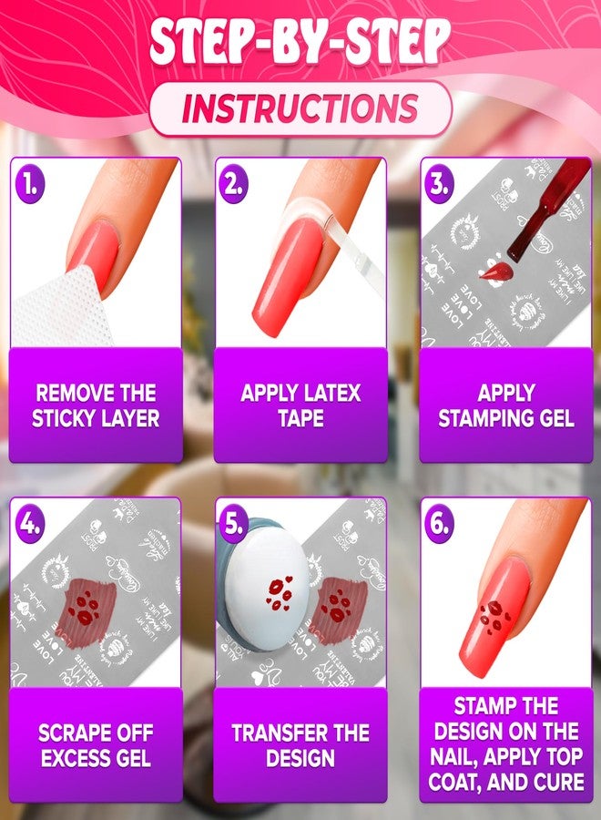Tesorrio 12 Pcs Nail Art Plate for Holidays - Nail Stamping Plates with Different Themes, Animal Plates & Flower Plates for Nails Art Design - Stylish Stamping Plates Set to Design Unique Nails for Women Girls - Image 2